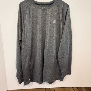 RBX Men’s Heather Charcoal Long-Sleeve Performance Tee